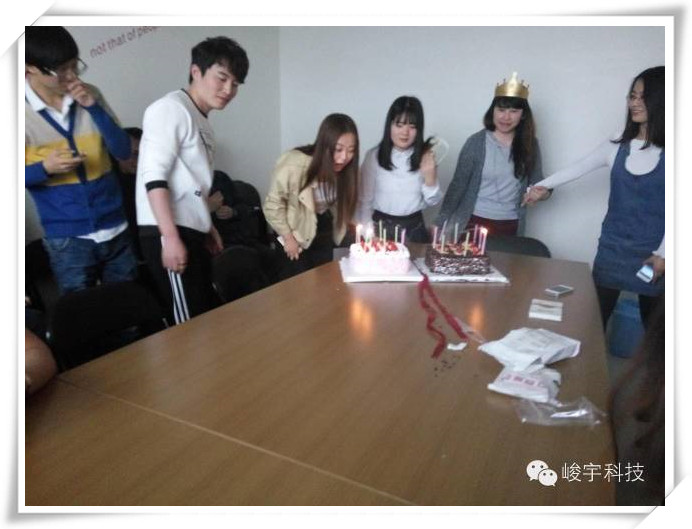 峻宇员工庆祝生日